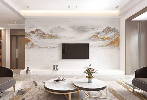 Do you know what new materials are used in the hollow lobbies of villas and hotels?
