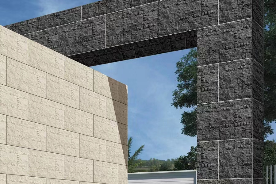 Flexible Stone Wall